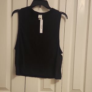 Victoria secret Black Sleeveless Tank  Top